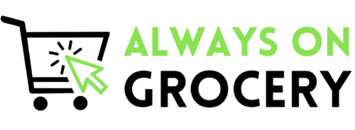 AlwaysOnGrocery Logo - BLACK And GREEN
